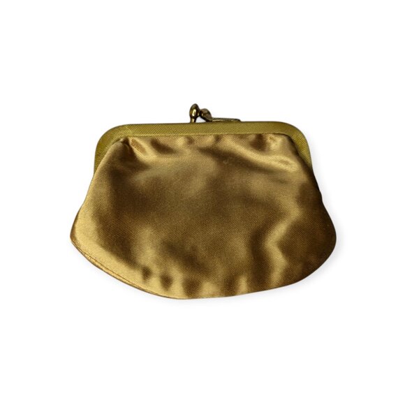 Vintage Whiting & Davis Gold Metal Mesh Handbag w/Original Comb, Change Purse - Picture 5 of 16